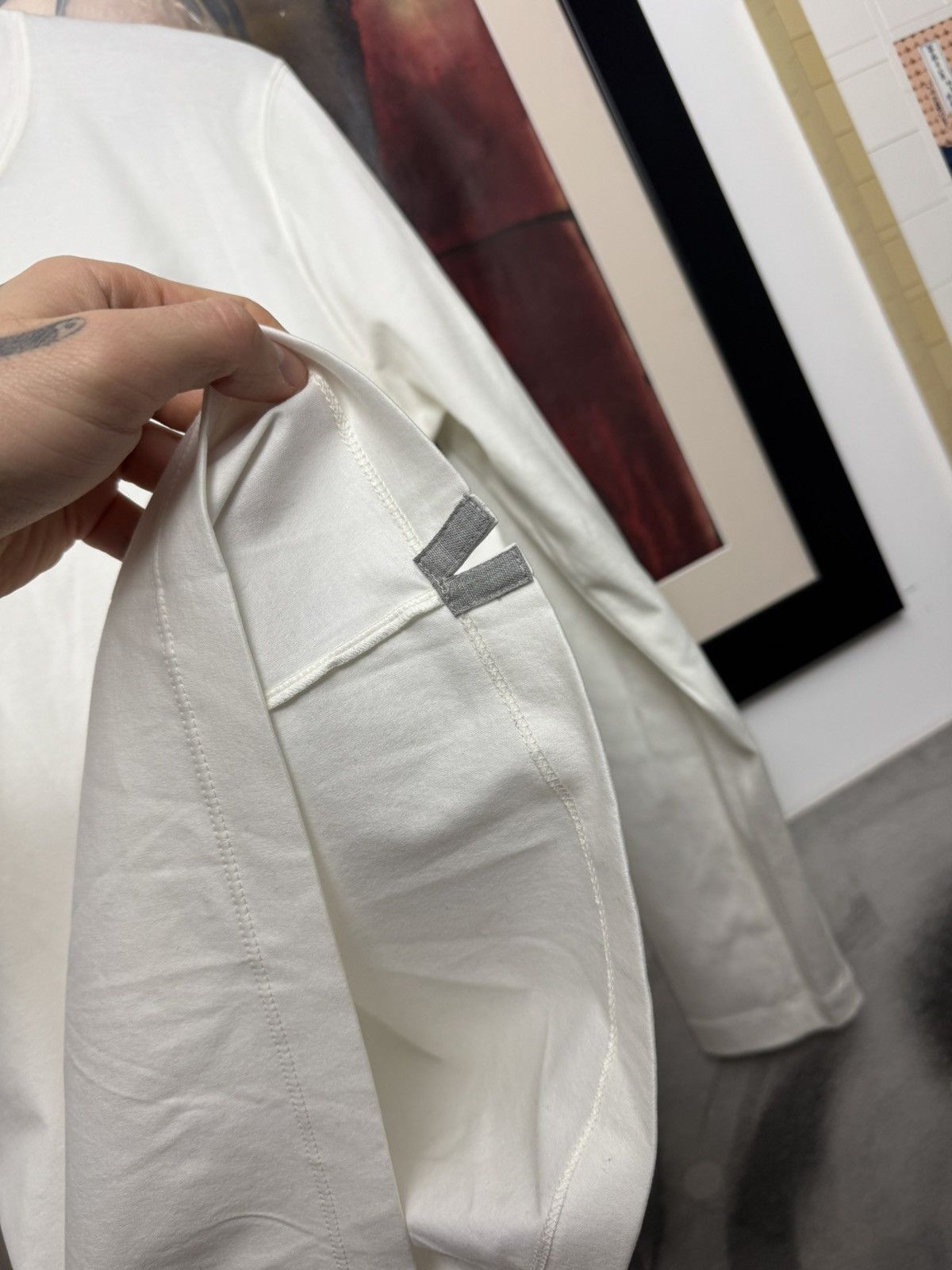 Brunello Cucinelli Brunello Cucinelli Slim Fit White Longsleeve Luxury Designer Size US M / EU 48-50 / 2 - 4 Thumbnail