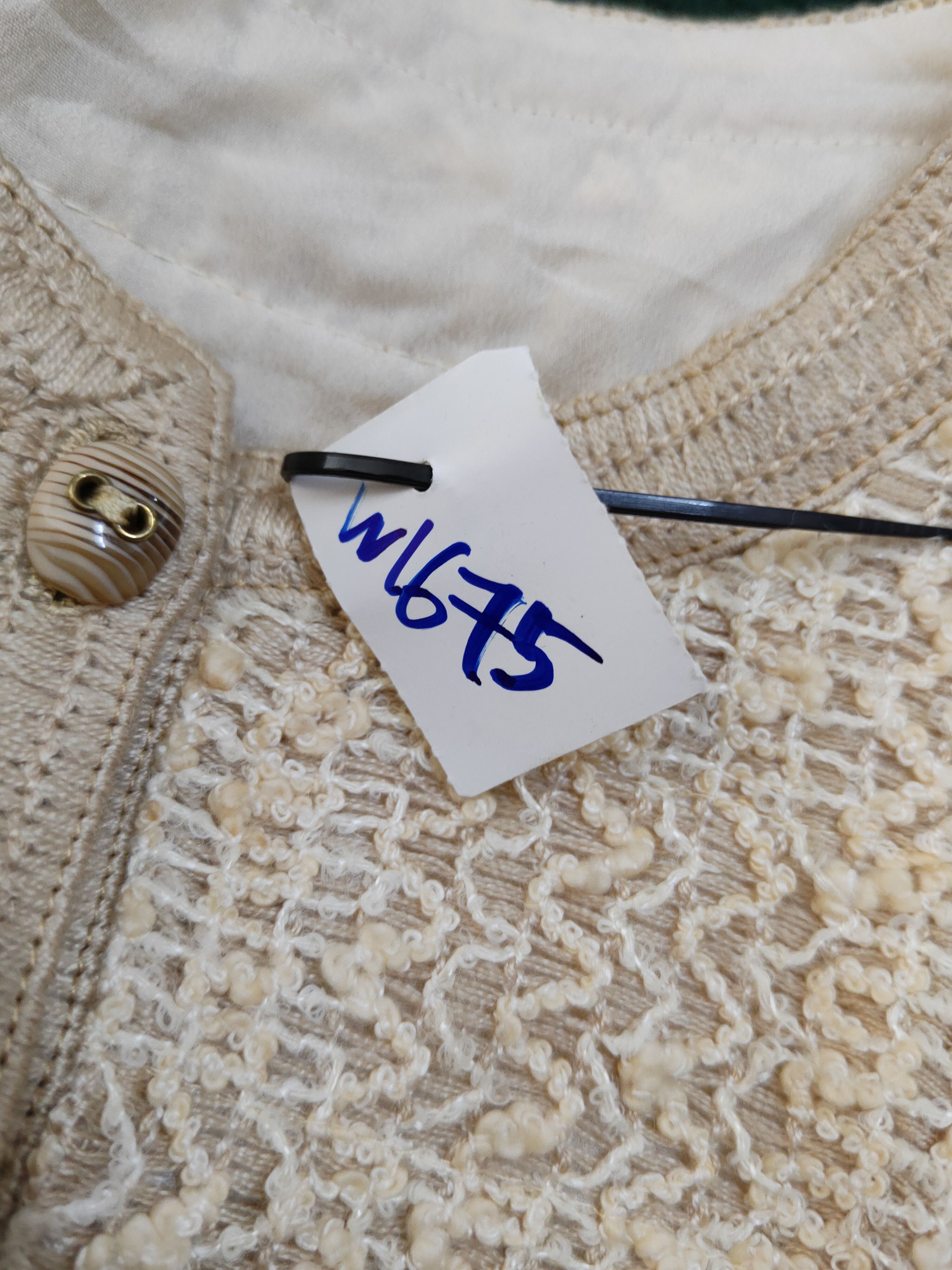 Homespun Knitwear × Japanese Brand Japanese Brand Light Brown Knitwear Cardigan #W1675 Size S / US 4 / IT 40 - 10 Thumbnail