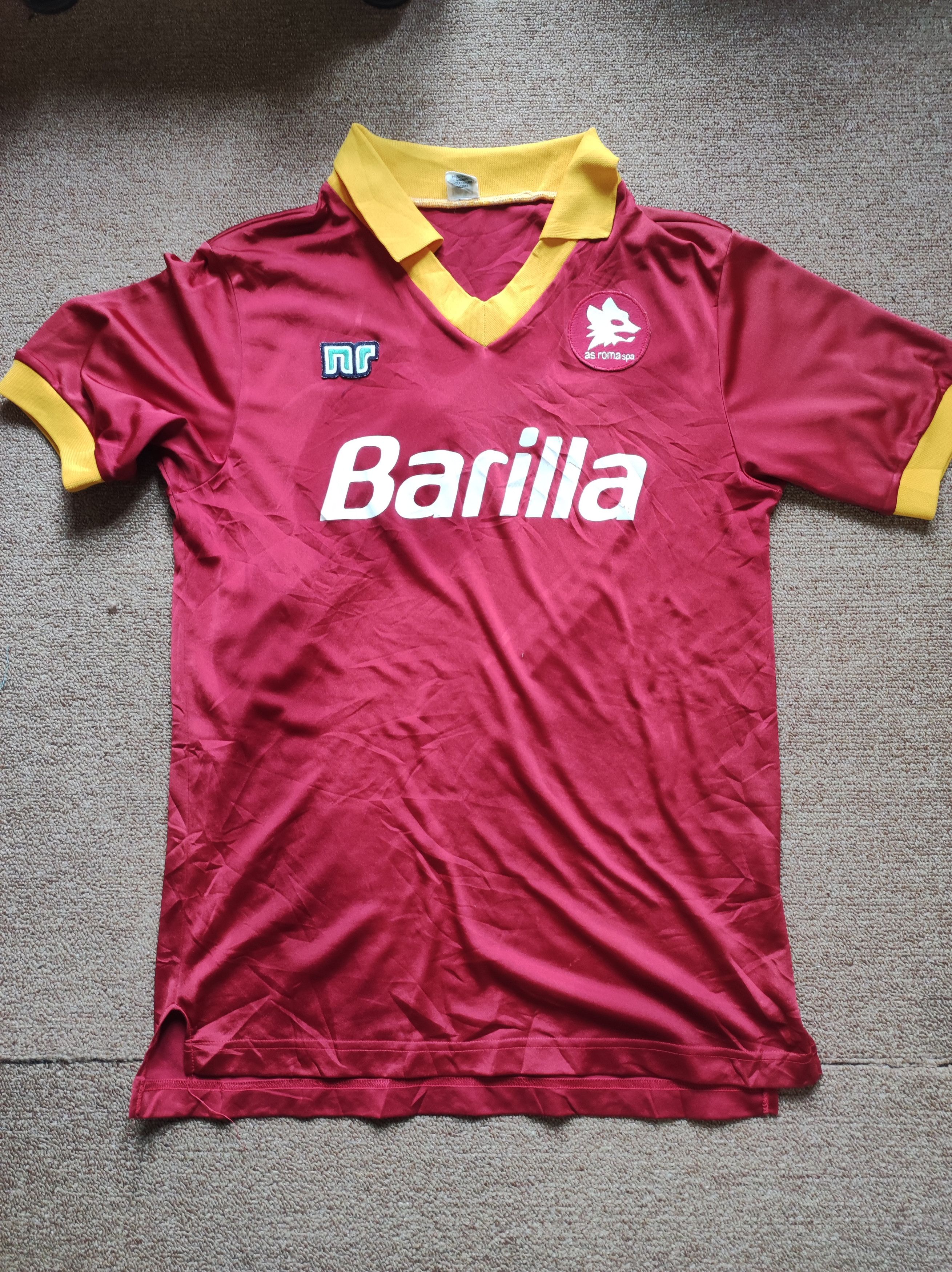 Vintage AS Roma 80s vintage jersey Size US L / EU 52-54 / 3 - 1 Thumbnail