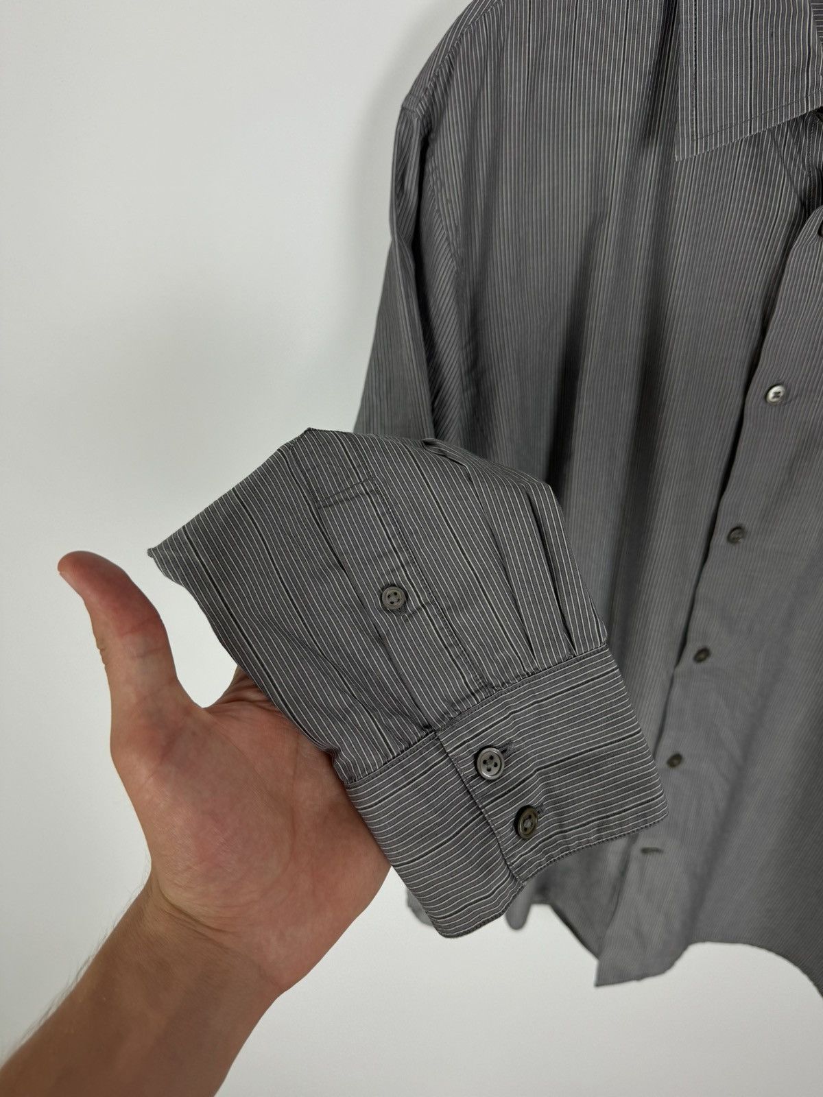 John Varvatos John Varvatos U.S.A Striped Shirt Size US XL / EU 56 / 4 - 5 Thumbnail