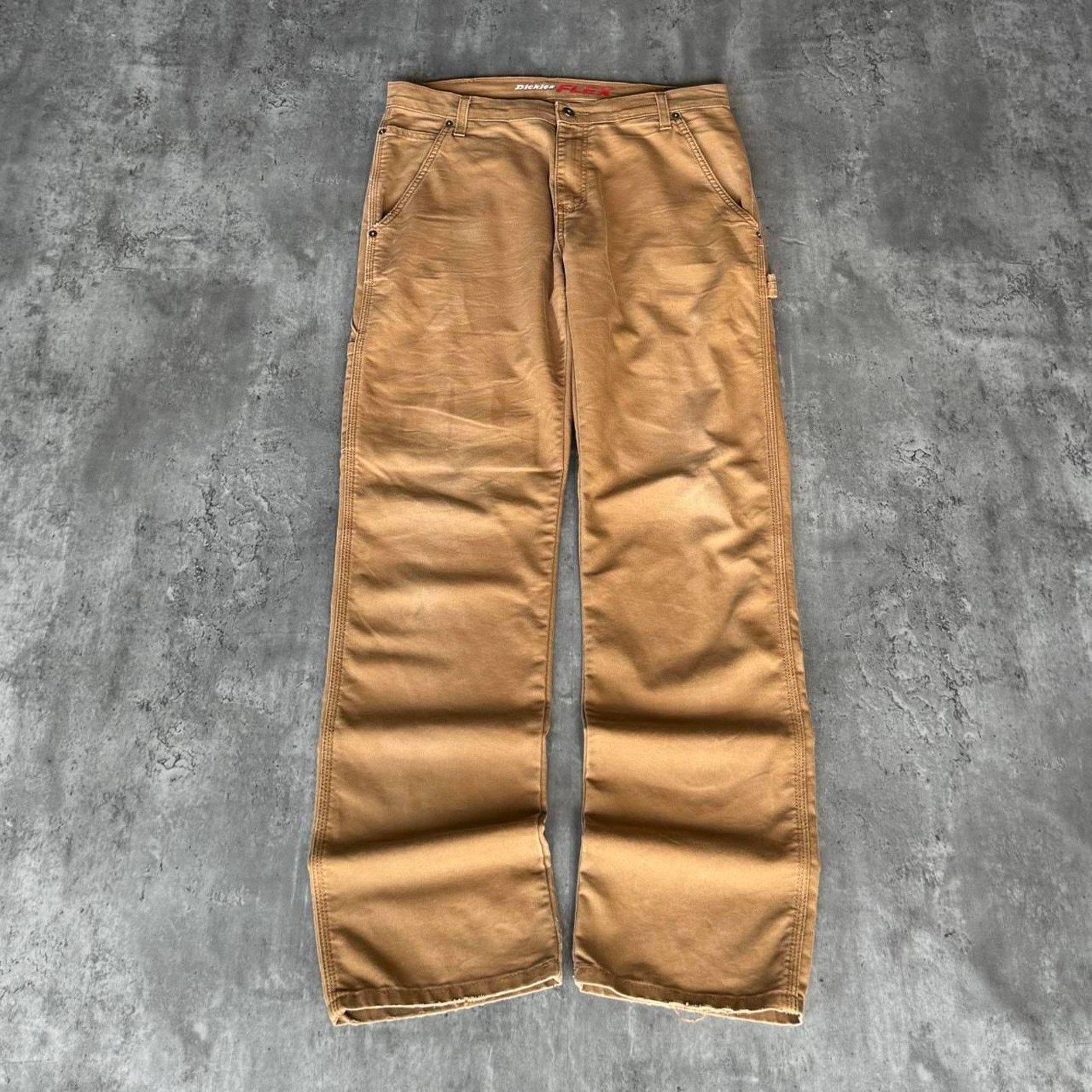 Carhartt × Dickies × Vintage Vintage Y2K Carhartt Style Baggy Carpenter Skater Tech Pants Size US 34 / EU 50 - 2 Thumbnail