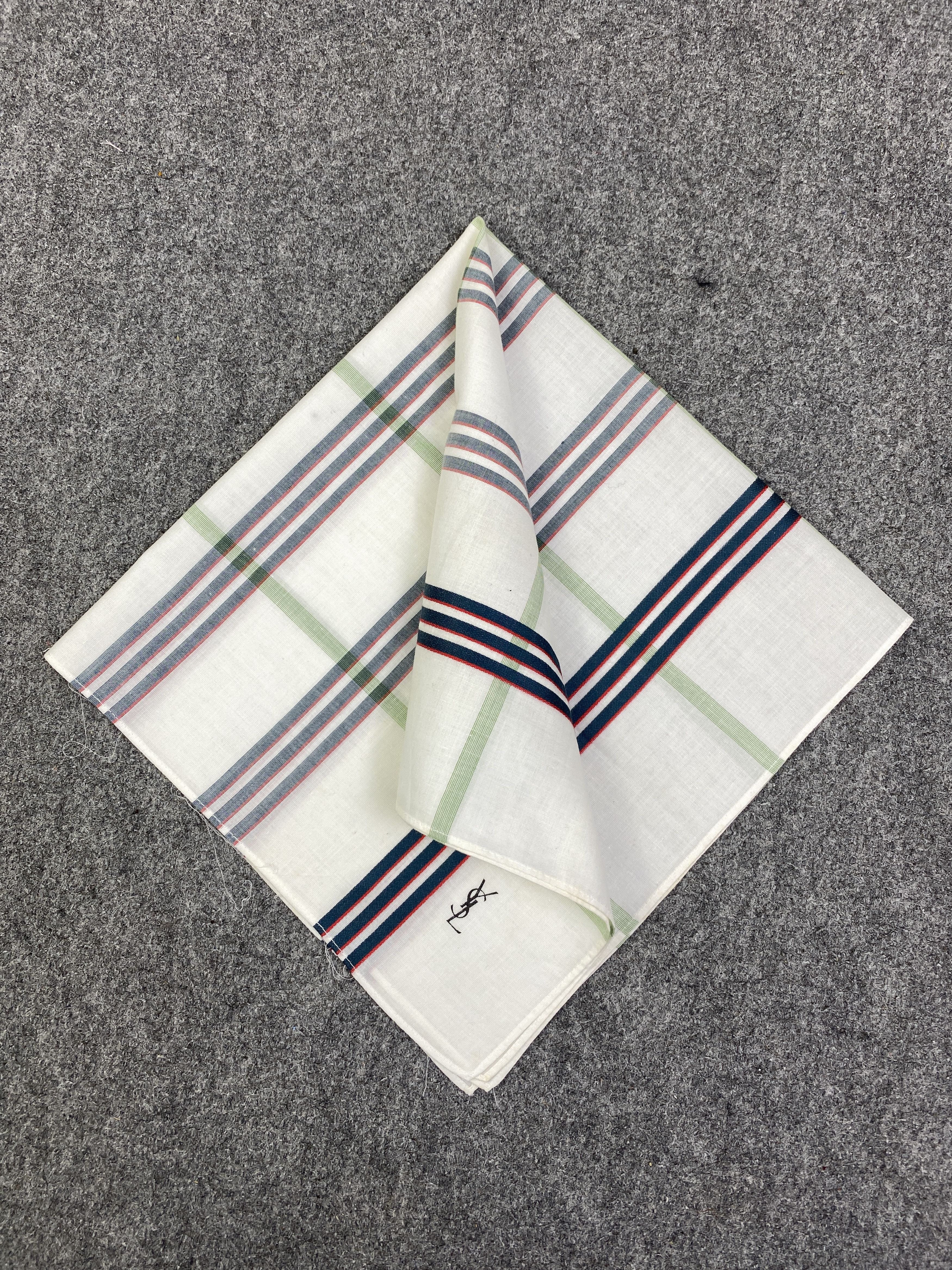 Yves Saint Laurent Yves Saint Laurent Handkerchief / Neckerchief KT0052 Size ONE SIZE - 3 Thumbnail