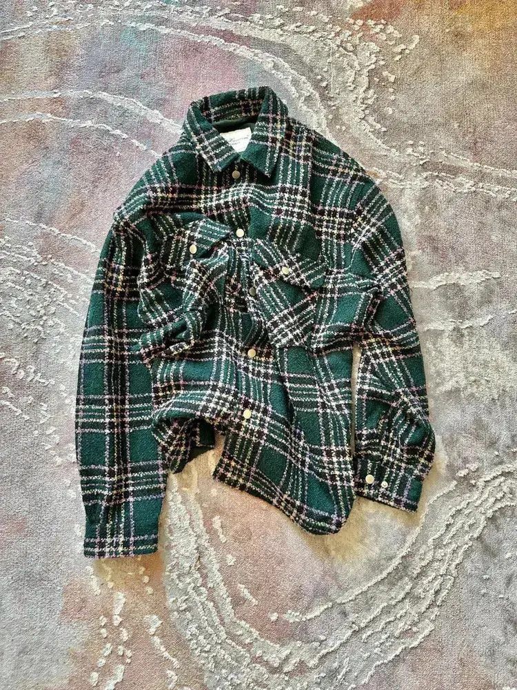 Undercover Mix Woven Oversized Shirt Jacket