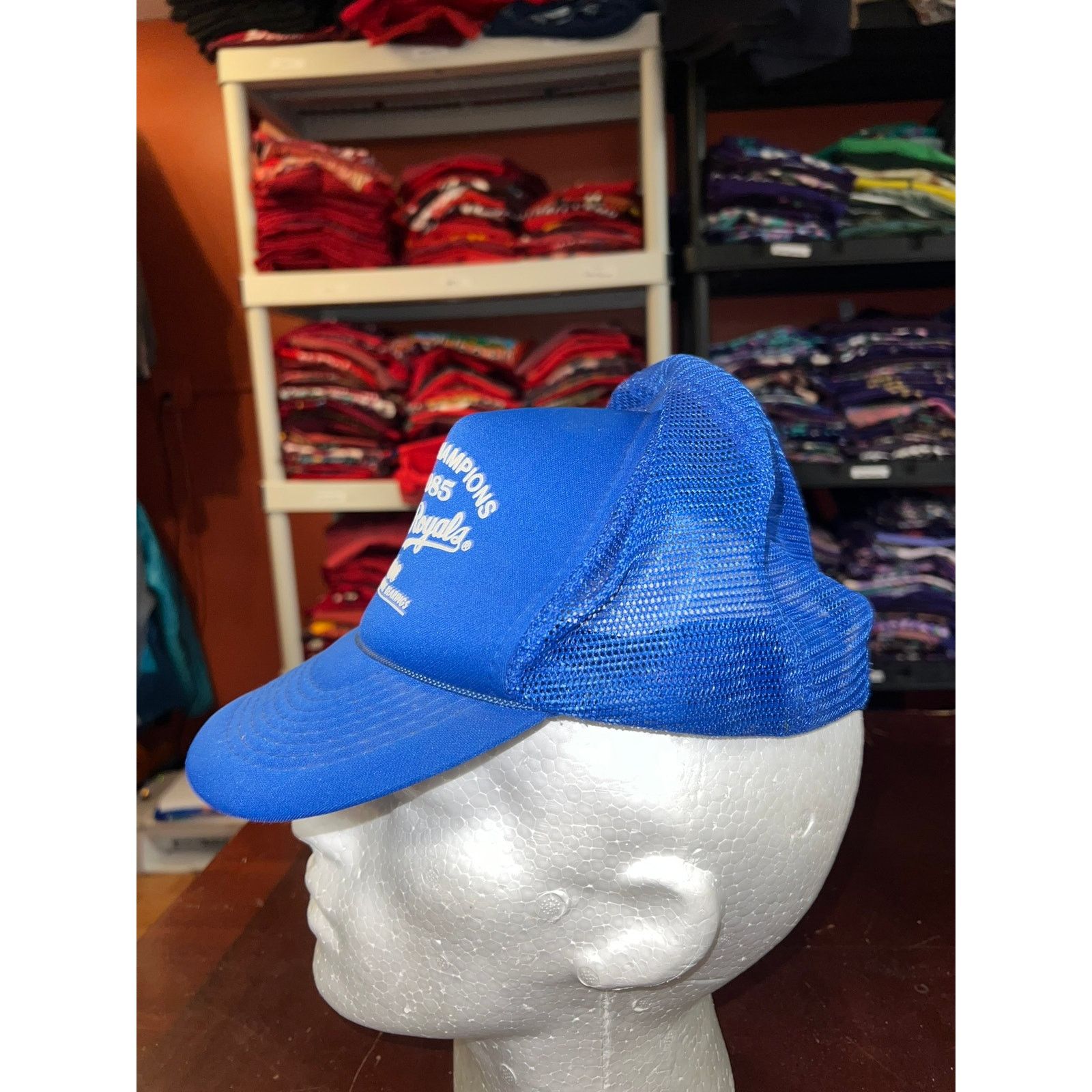 Vintage Vintage Kansas City Royals Hat World Champs MLB Baseball OS Size ONE SIZE - 4 Thumbnail