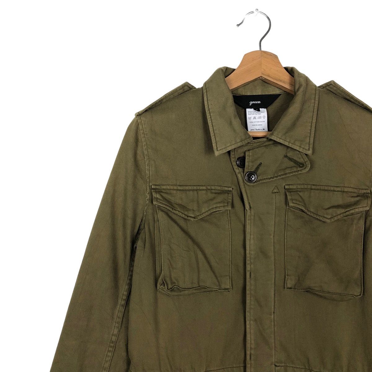Japanese Brand 🔥Military Parka Jacket Style Green Made in Japan Size US M / EU 48-50 / 2 - 6 Thumbnail
