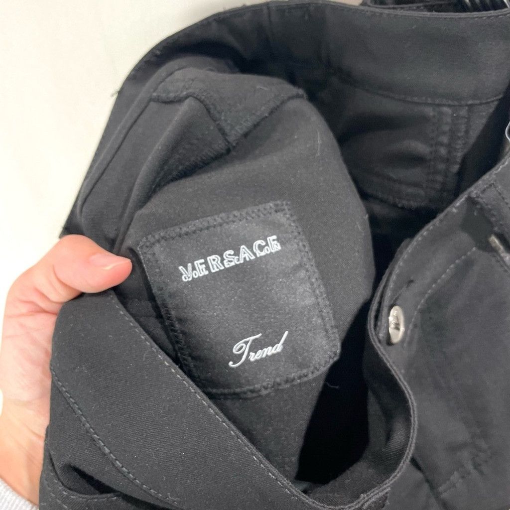 Versace Versace Collection Trend Black Straight Fit Jeans Size 34/28 Size US 34 / EU 50 - 9 Thumbnail