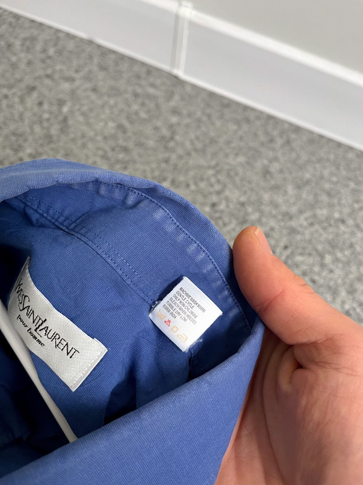 Saint Laurent Paris × Yves Saint Laurent VINTAGE YVES SAINT LAURENT CLASSIC SHIRT SZ 15/5 39 Size US M / EU 48-50 / 2 - 5 Thumbnail
