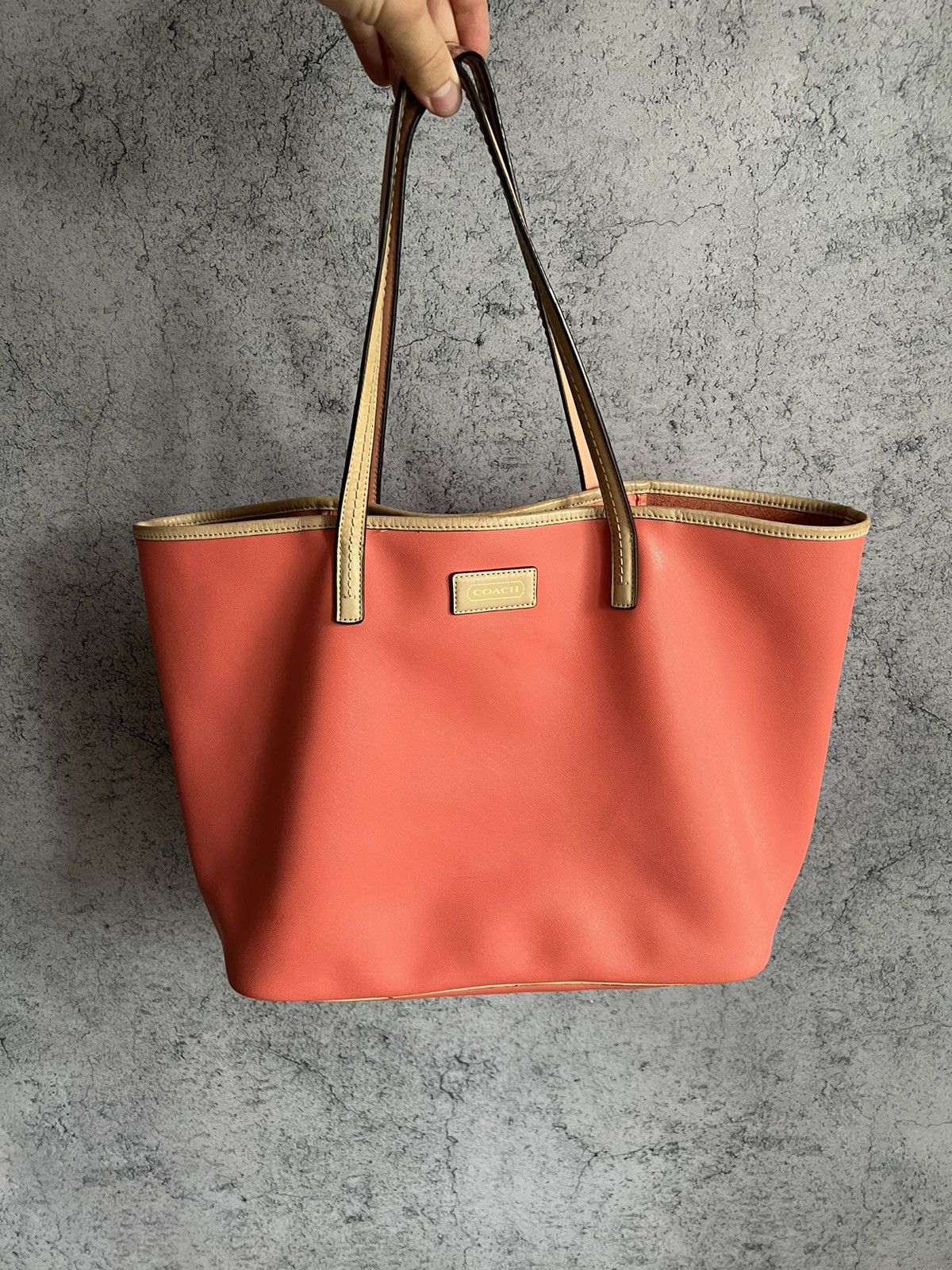 Vintage Coach Pink Shoulder Tote Bag 00S Y2K, Women's