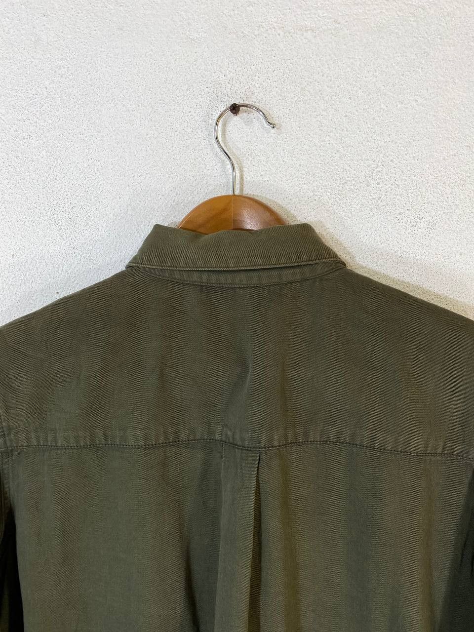 Zara zara basic green shirt nice design Size M / US 6-8 / IT 42-44 - 9 Thumbnail