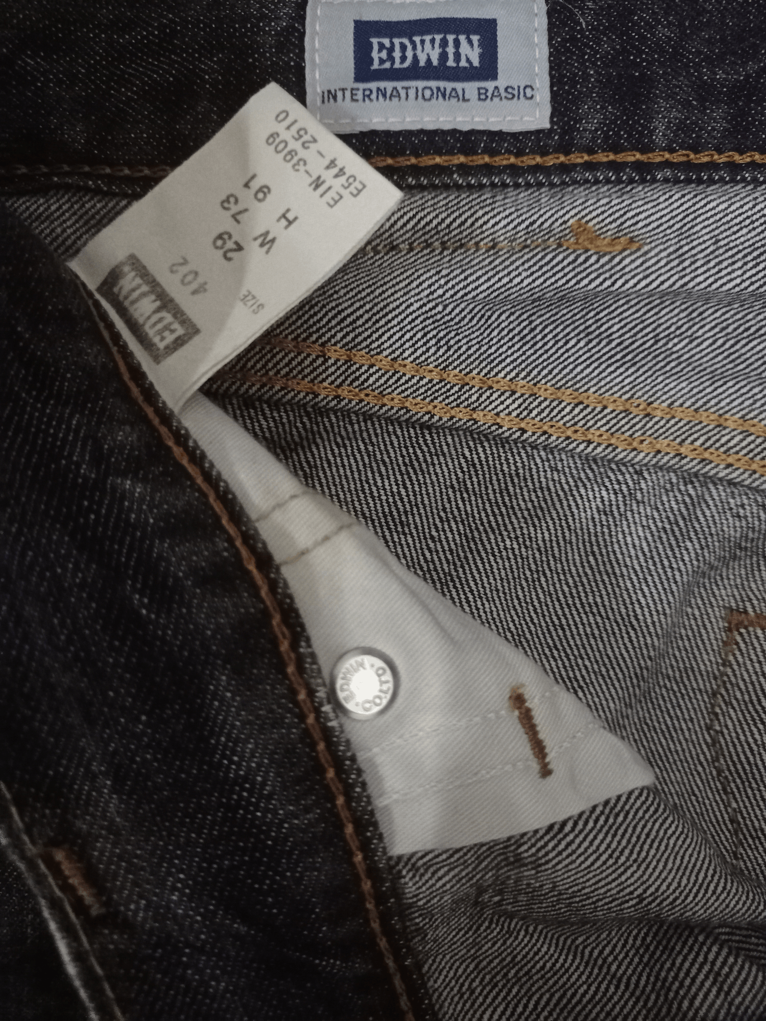 Edwin × Japanese Brand Vintage Japanese Edwin Washed Black Distressed Denim Size US 30 / EU 46 - 5 Thumbnail