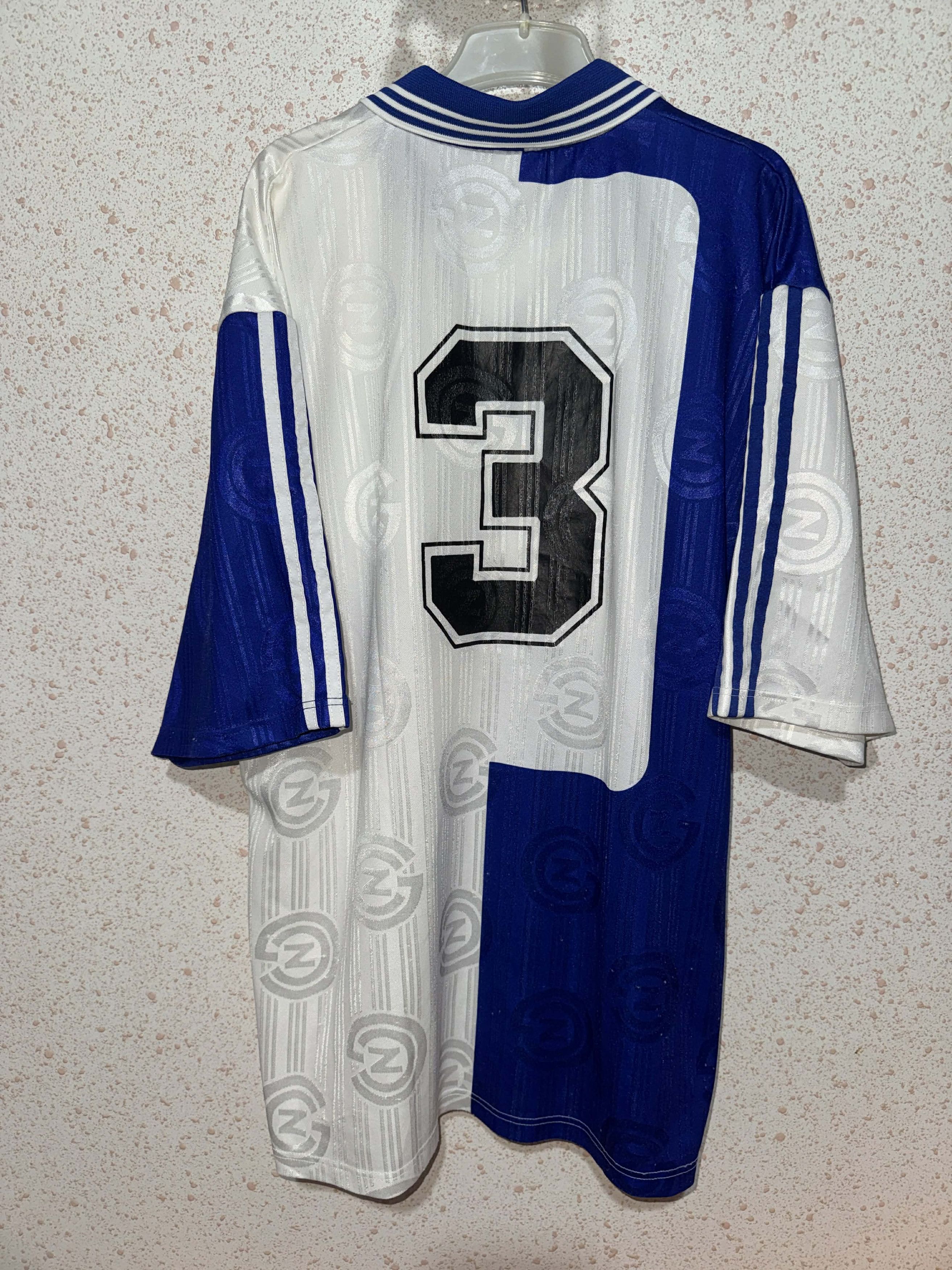 Adidas Grasshoppers 1997/98 Player Issue Home Shirt Adidas #3 Size US L / EU 52-54 / 3 - 2 Thumbnail