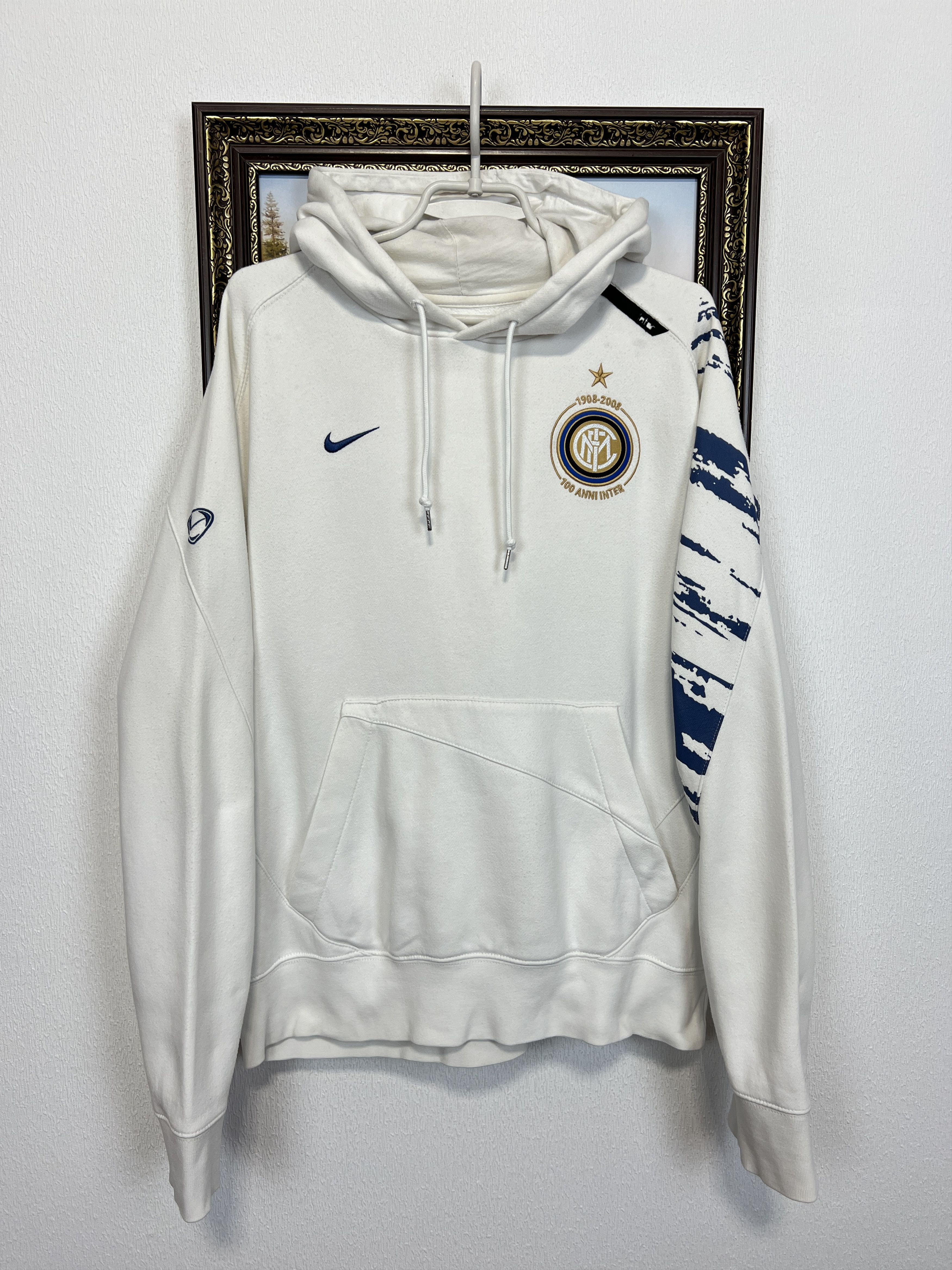 Nike Vintage Inter Milan Football Hoodie Soccer Jacket Maglia Size US L / EU 52-54 / 3 - 1 Thumbnail