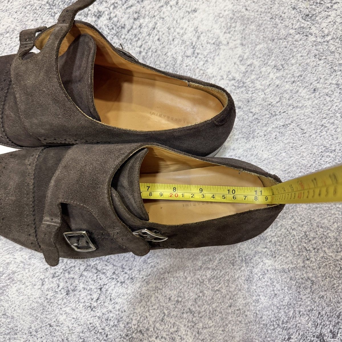 Baldessarini Baldessarini Welted Double Monk Straps Brown Suede UK10 Size US 11 / EU 44 - 14 Thumbnail