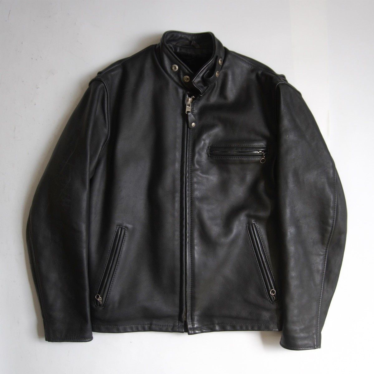 Schott Schott 641 Single Rider Jacket Size 38 Size US L / EU 52-54 / 3 - 1 Thumbnail