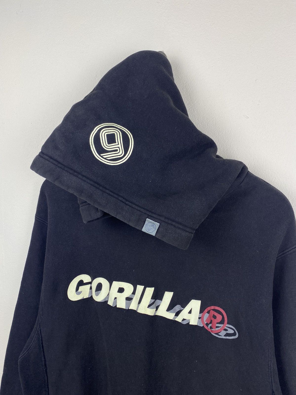 Vintage Vintage RARE 90’s GORILLA “Goritec” Reverse Weave Hoodie Size US M / EU 48-50 / 2 - 2 Thumbnail