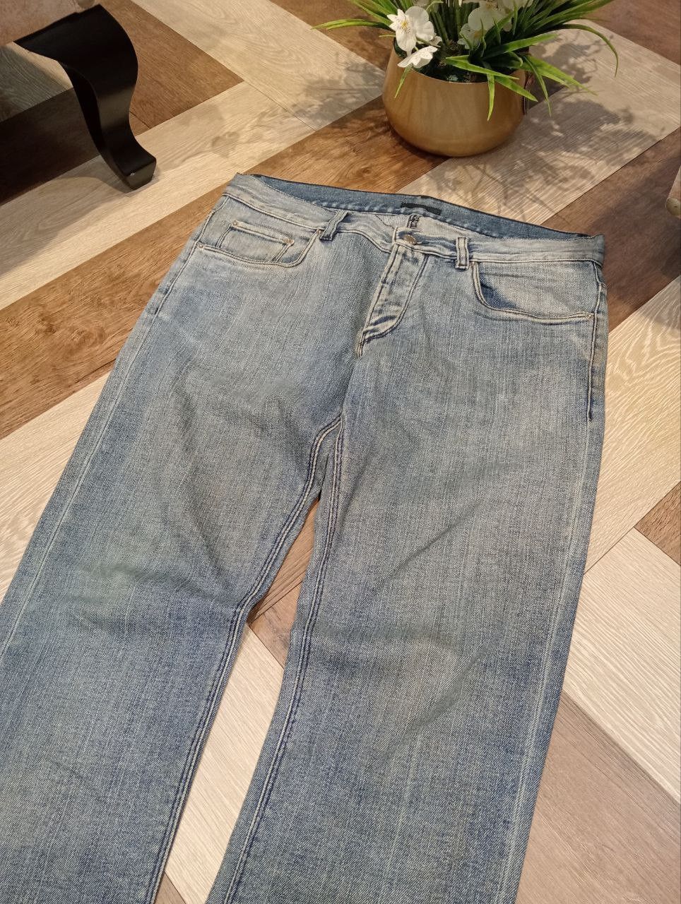Prada PRADA BLUE DISTRESSED DENIM PANTS Size US 32 / EU 48 - 4 Thumbnail
