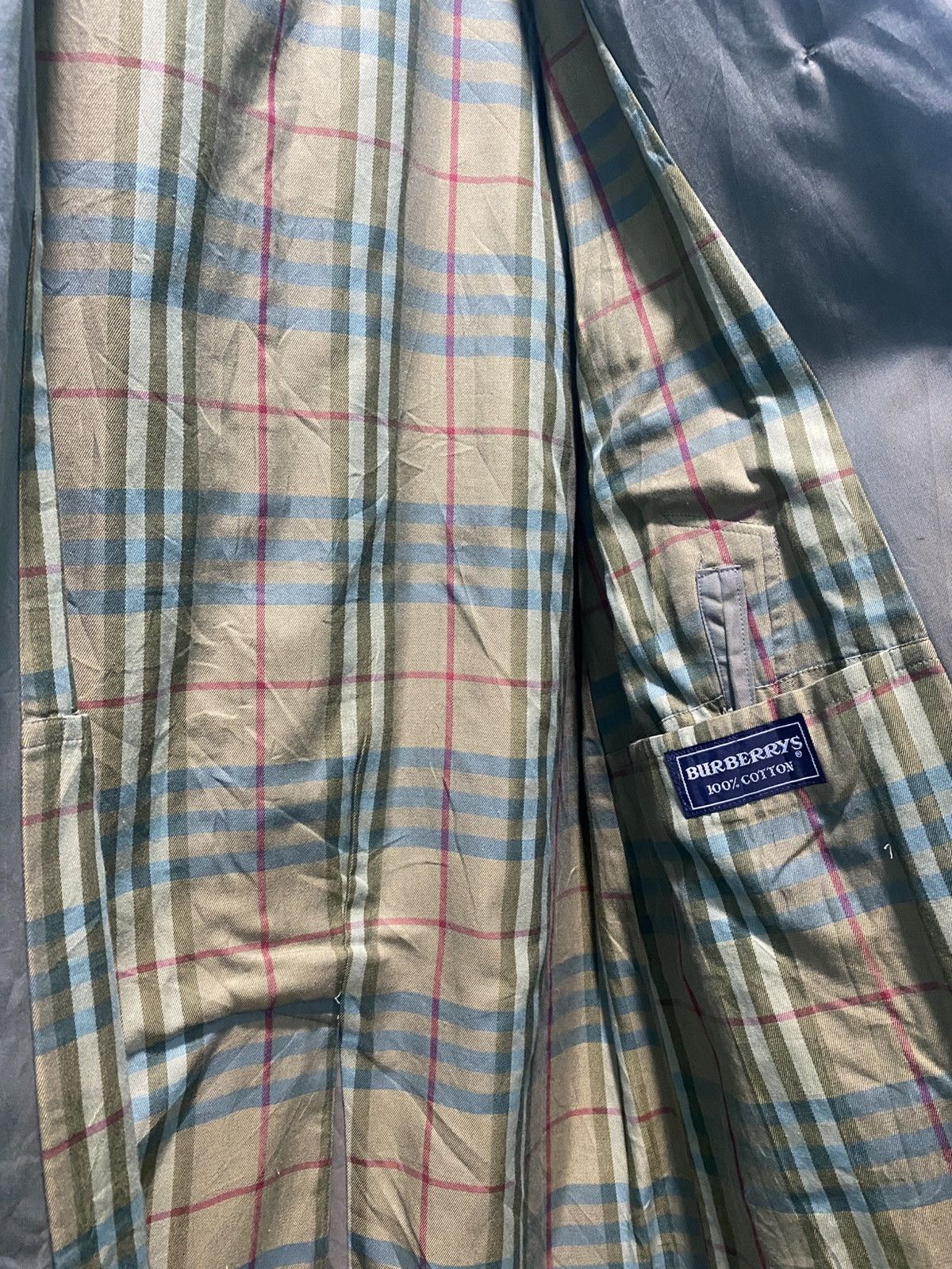 Burberry Vintage Burberry Nova Check Single Breasted Trench Coat Size US S / EU 44-46 / 1 - 11 Thumbnail