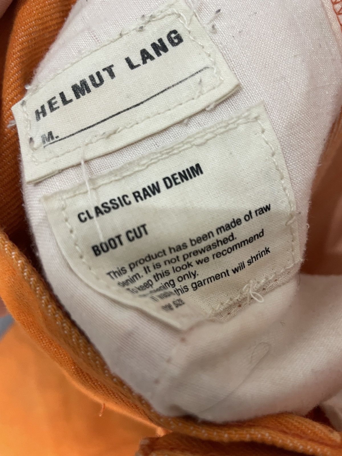 Helmut Lang Helmut Lang Orange Denim Pants Boot Cut Size US 30 / EU 46 - 2 Thumbnail