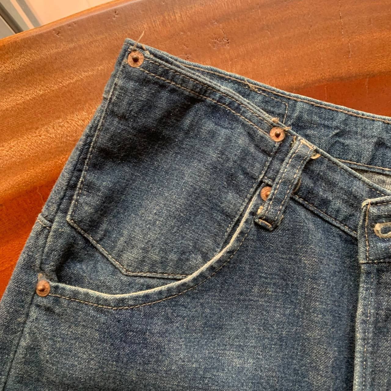Evisu Vintage 90s Evis Evisu Seagull Dark Blue Denim Jeans Pants Size US 31 - 12 Thumbnail