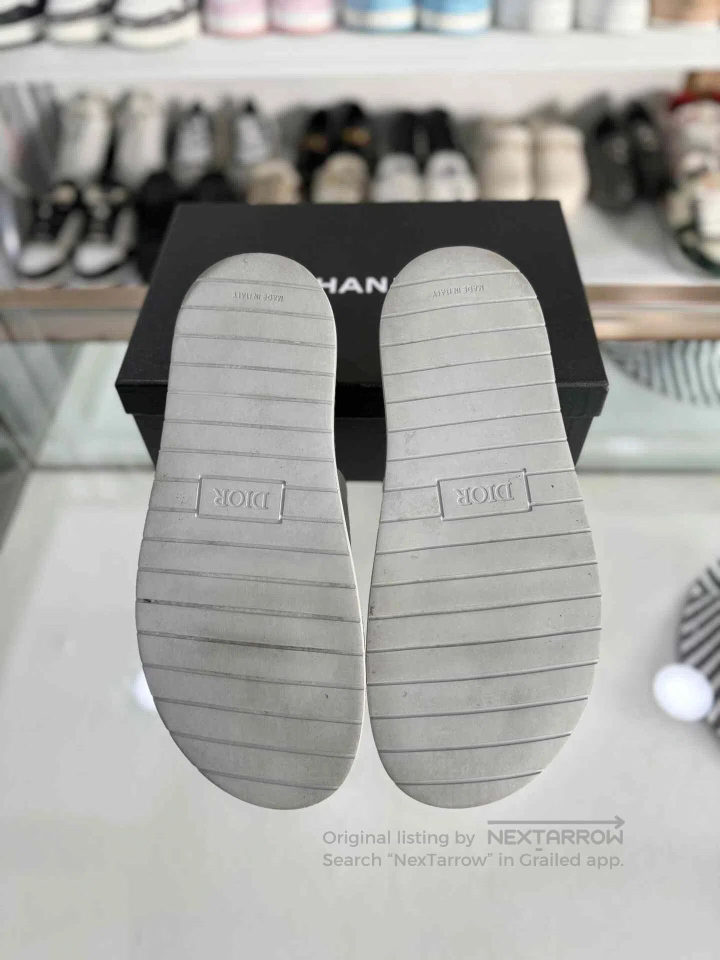 Dior Dior 2025 Gray Lock Buckle Men's Slippers. Size US 10 / EU 43 - 4 Thumbnail