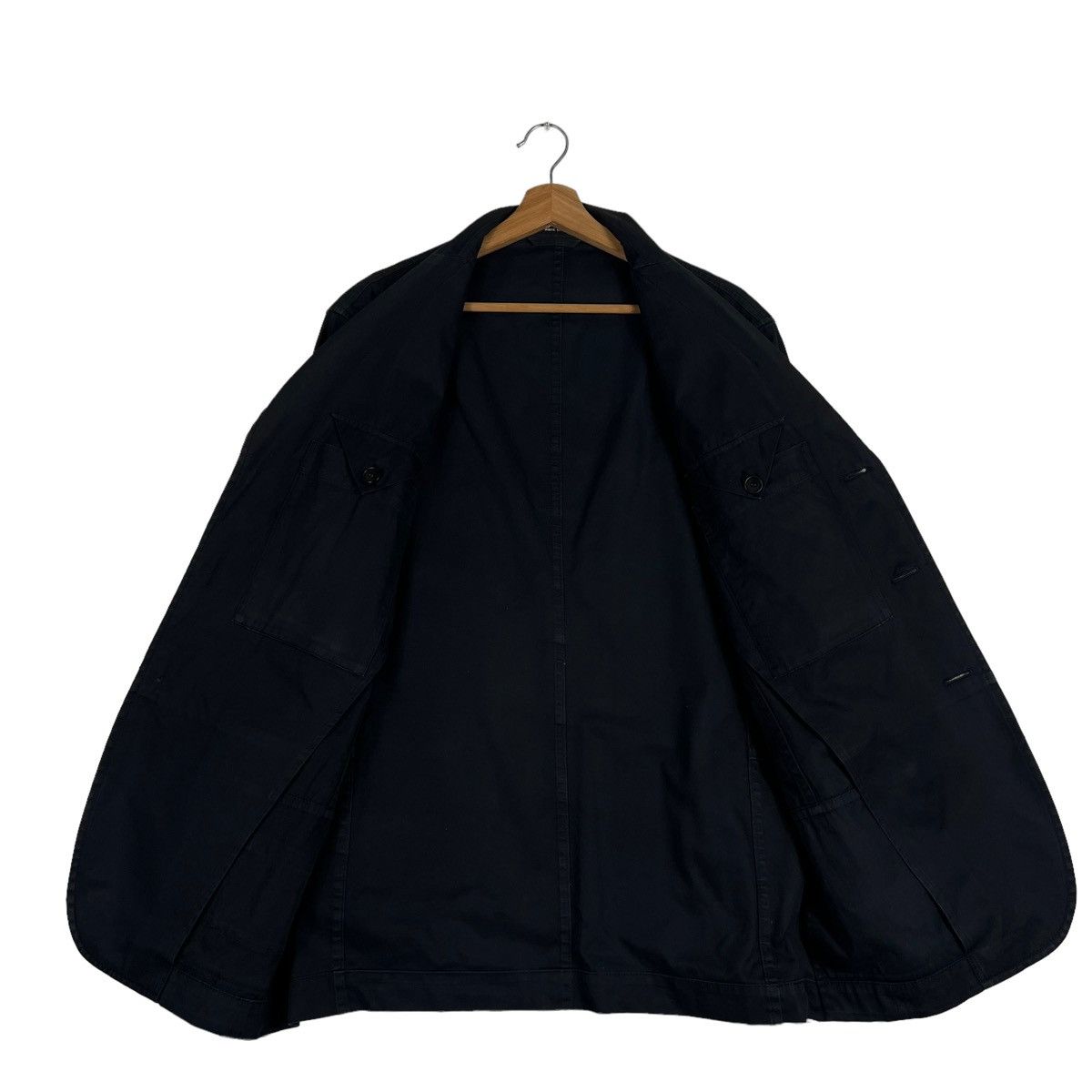 Issey Miyake 🔥VTG CHORE JACKET ISSEY MIYAKE WHITE LABEL 3D POCKET CARGO Size US M / EU 48-50 / 2 - 11 Thumbnail