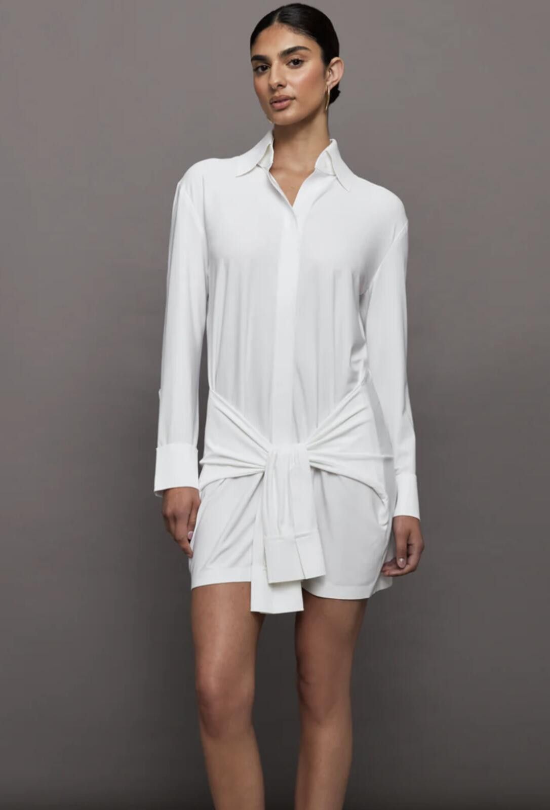 Other Norma Kamali Women's Four Sleeve Nk Shirt Mini Dress, Medium Size M / US 6-8 / IT 42-44 - 1 Thumbnail