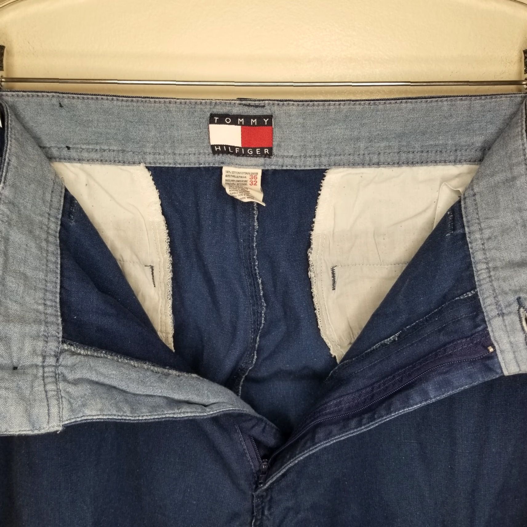 Tommy Hilfiger Tommy Hilfiger Pants Mens Blue Straight Chino 36x32 Size US 36 / EU 52 - 3 Thumbnail