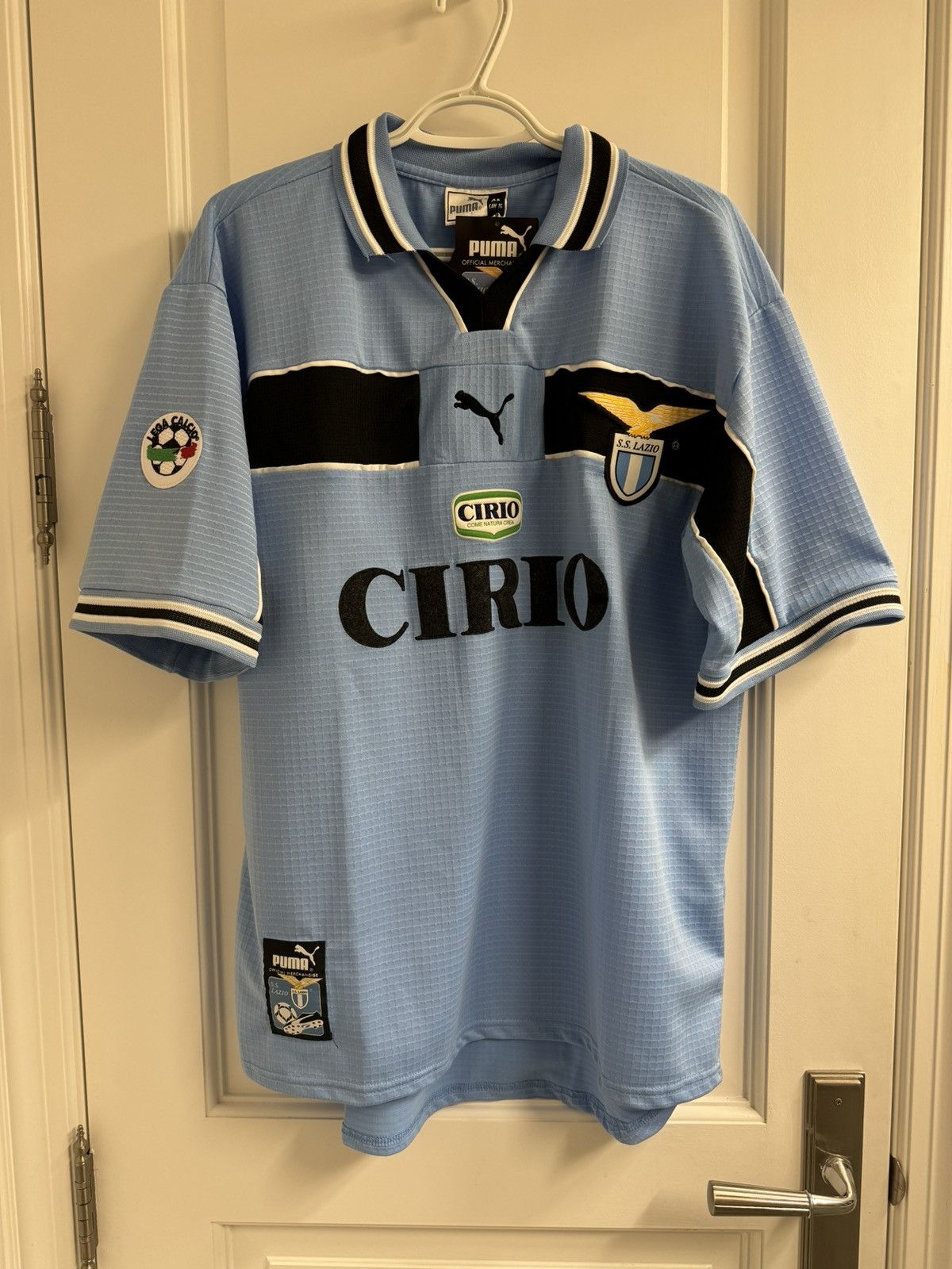 Puma SS Lazio x 1998 Home Jersey x Puma x L x BNWT Size US L / EU 52-54 / 3 - 1 Thumbnail