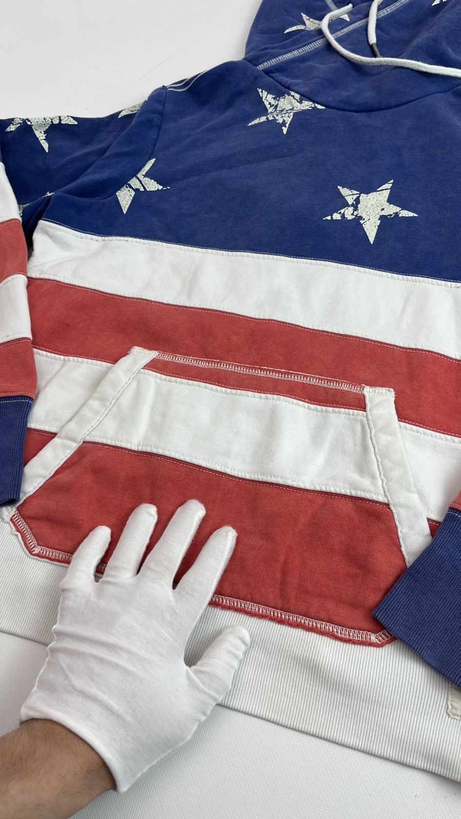True Religion Vintage Rare True Religion USA Flag Printed Hoodie Size US S / EU 44-46 / 1 - 3 Thumbnail