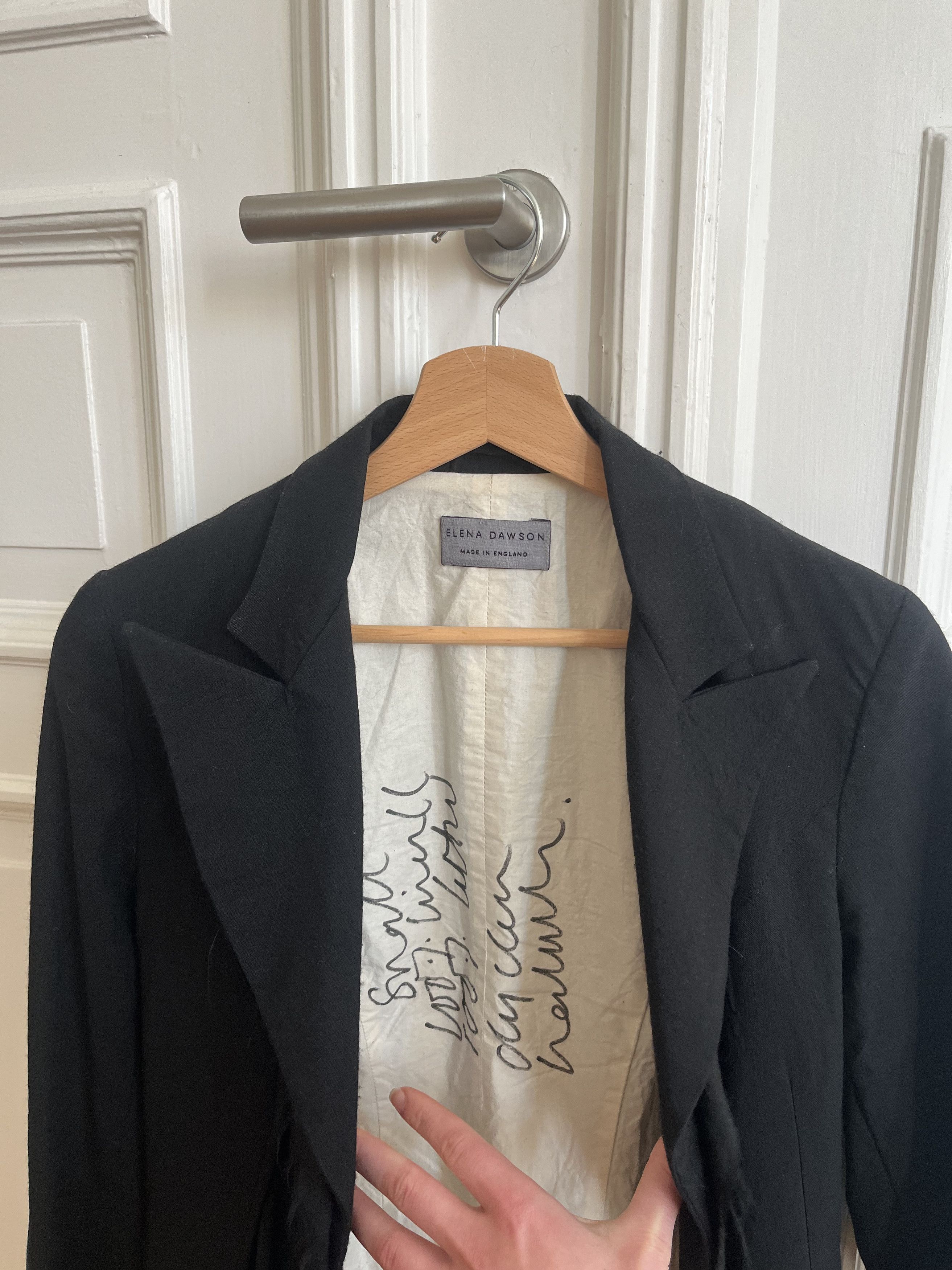 Elena Dawson Elena Dawson (pupil from Paul Harnden) linen jacket blazer Size XS / US 0-2 / IT 36-38 - 5 Thumbnail