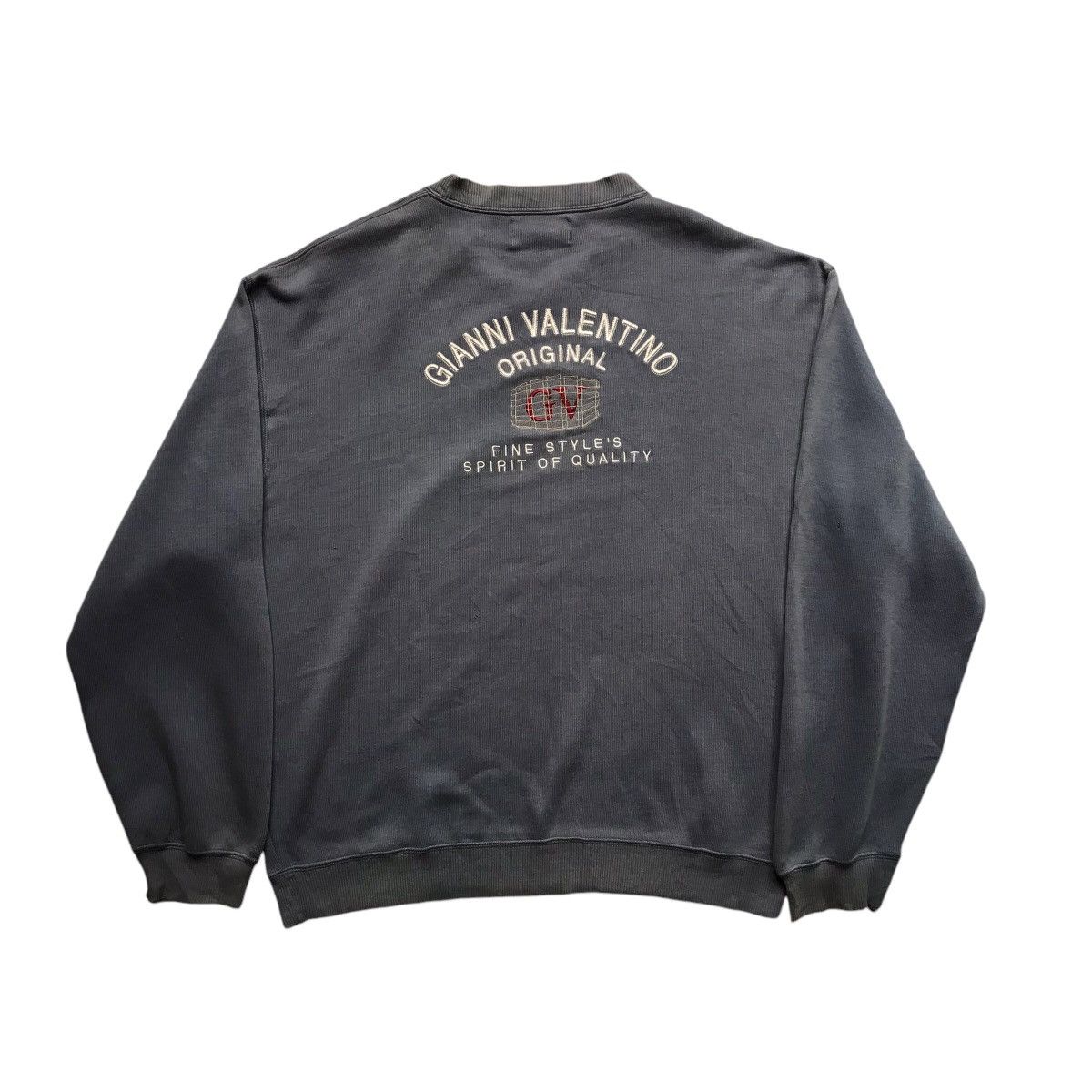 Japanese Brand × Valentino VINTAGE GIANNI VALENTINO SPELLOUT SWEATSHIRT Size US L / EU 52-54 / 3 - 1 Thumbnail