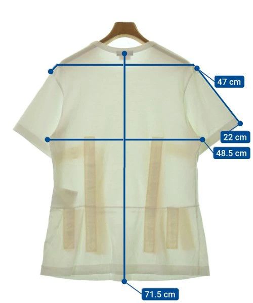 Comme des Garcons Homme Plus T-Shirts Short Sleeve Cotton Crewneck Patch Design White Size US M / EU 48-50 / 2 - 3 Thumbnail