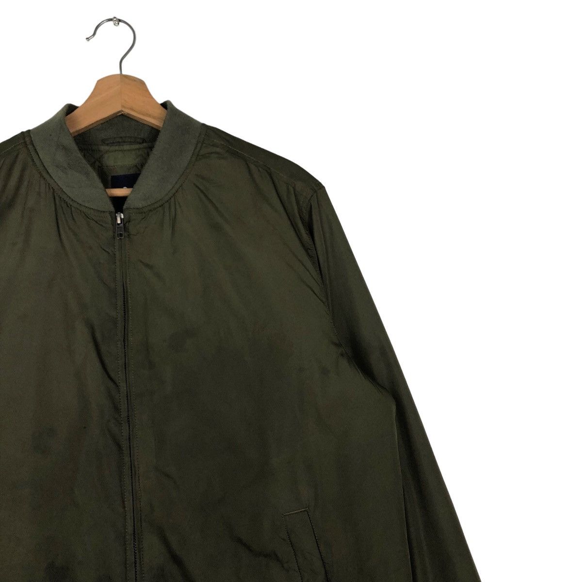 Japanese Brand 🔥Riot Riot Vintage Bomber Jacket Gap Military Colour Design Size US L / EU 52-54 / 3 - 6 Thumbnail