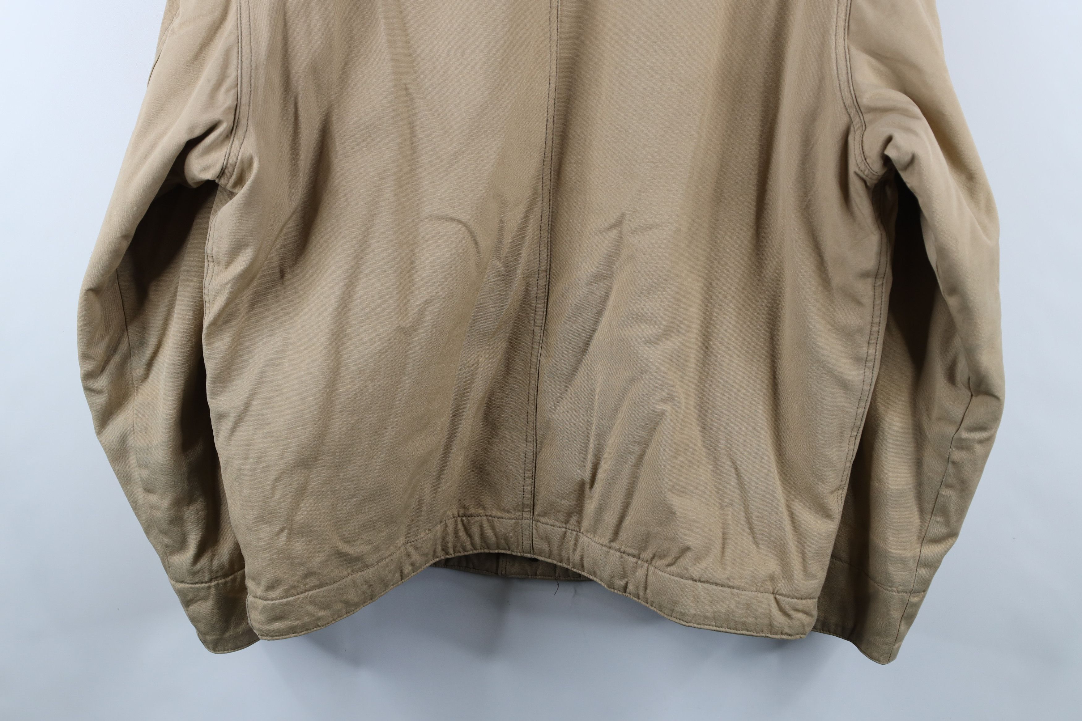 Vintage Vintage 90s Streetwear Corduroy Quilted Chore Jacket Beige Size US XXL / EU 58 / 5 - 13 Thumbnail