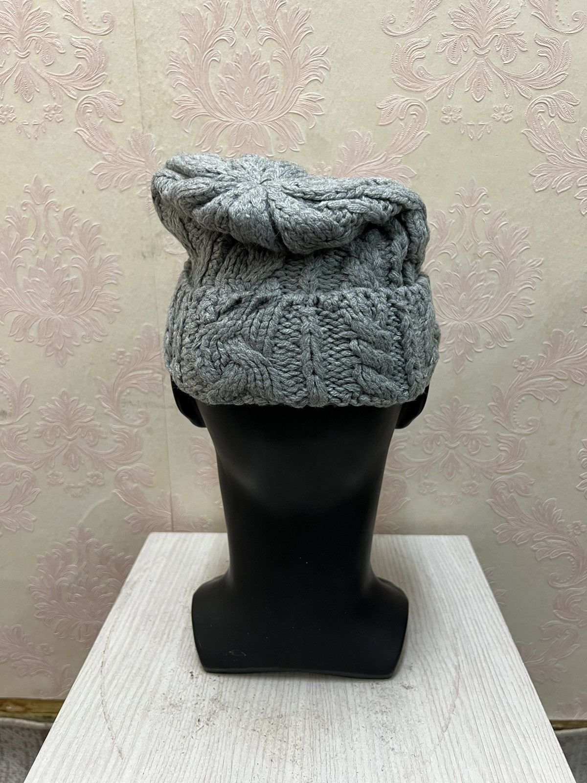 Harris Tweed Japanese Brand Harris Tweed Crochet Beanie Hats Size ONE SIZE - 5 Thumbnail