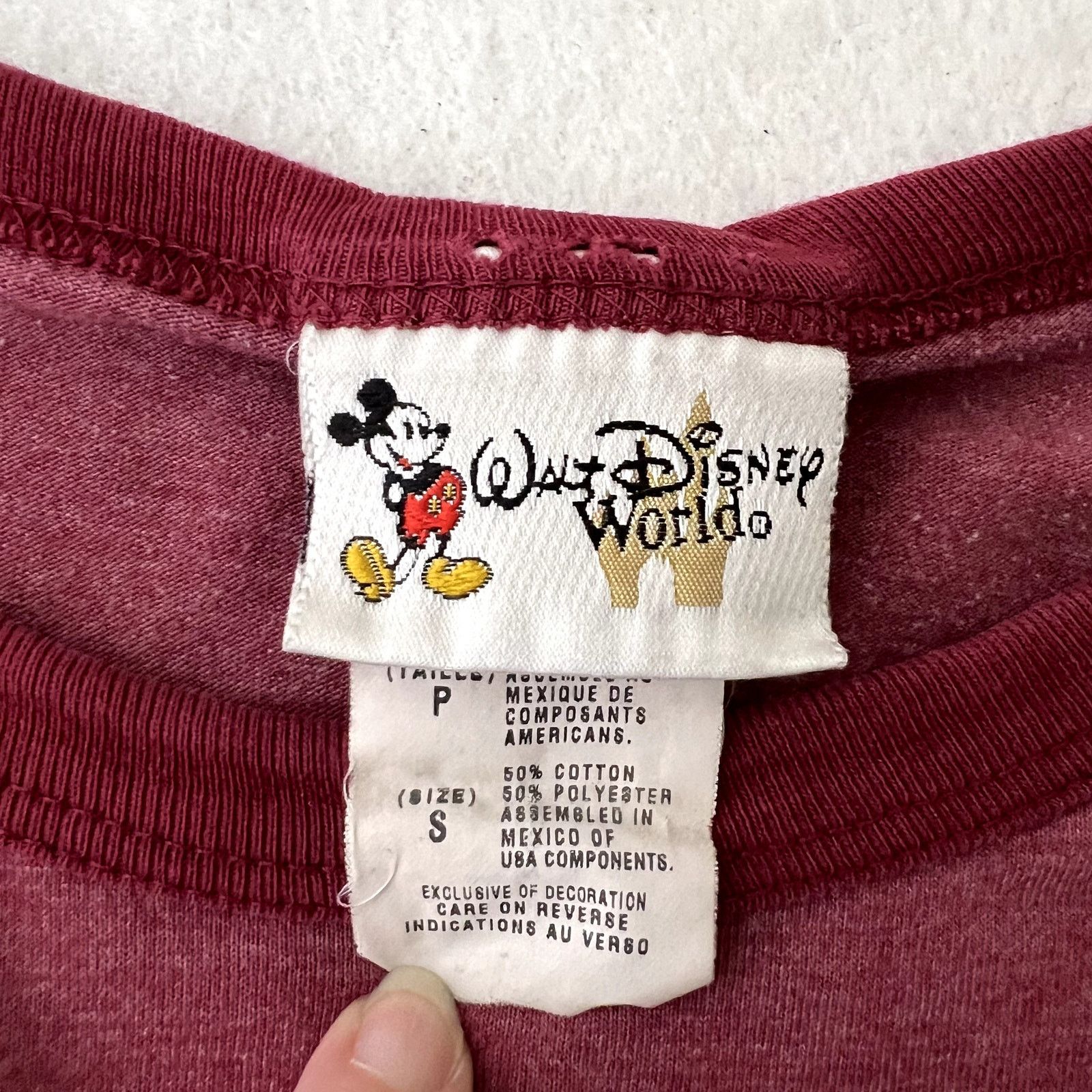 Disney Walt Disney World Mickey Mouse Short Sleeve Top Size S / US 4 / IT 40 - 6 Thumbnail
