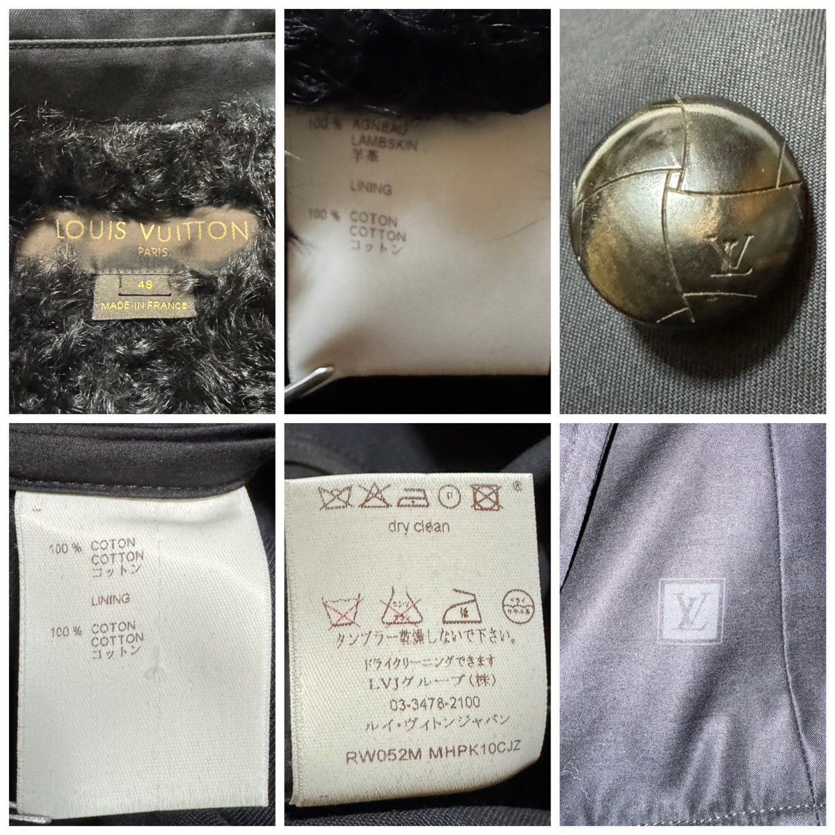 Louis Vuitton 3-Way Louis Vuitton LV Logo Lambskin Fur-Lined Jacket Coat Size US M / EU 48-50 / 2 - 2 Thumbnail