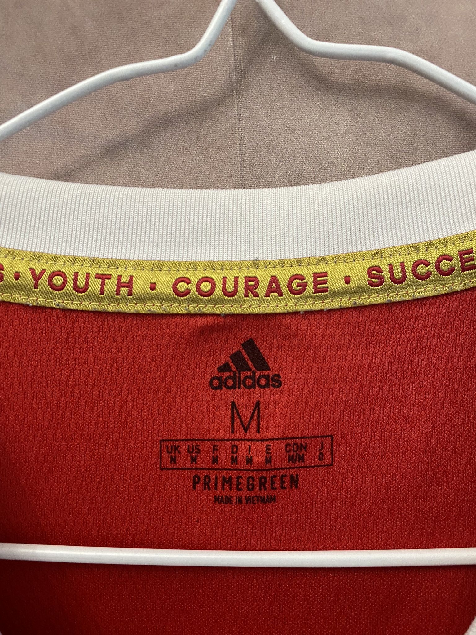 Adidas Adidas 2021 Manchester United Home T-Shirt Soccer Jersey Size US M / EU 48-50 / 2 - 3 Thumbnail