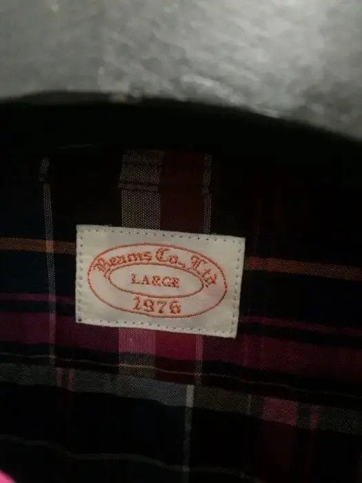 Beams Plus Beams Co.ltd Plaid Tartan Single Pocket Shirt Button Up Size US L / EU 52-54 / 3 - 4 Thumbnail