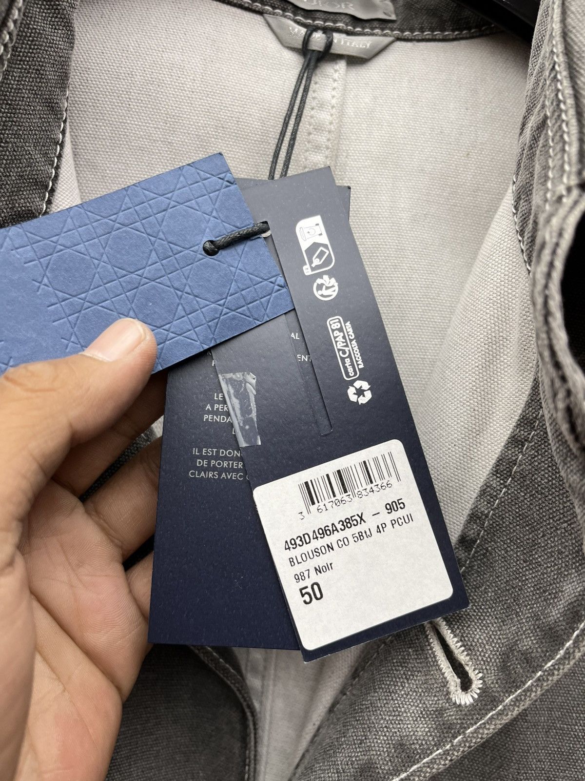 Dior × Stone Island Cotton canvas jacket rare new condition Size US M / EU 48-50 / 2 - 12 Thumbnail