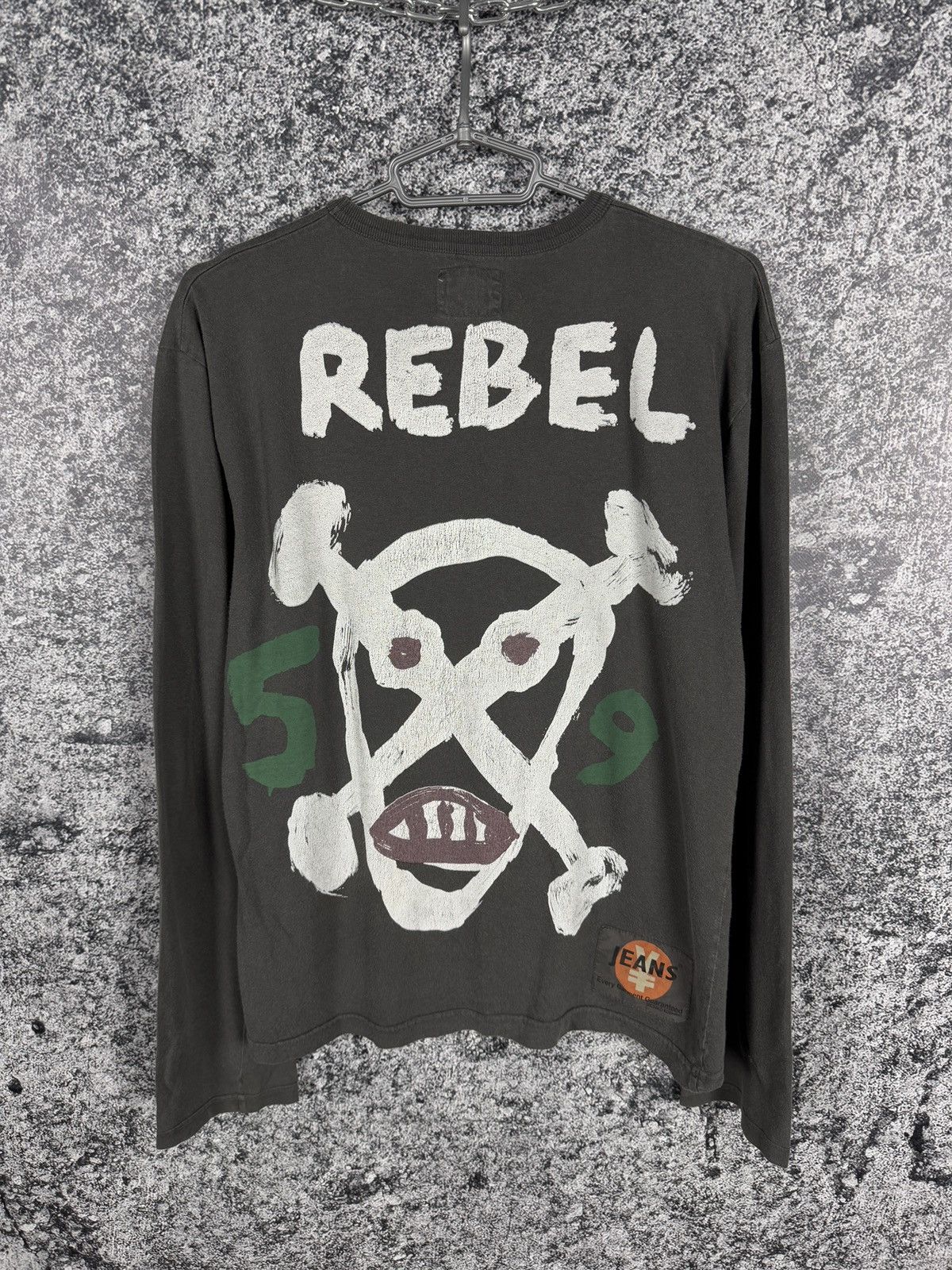 Michiko Koshino Michiko Koshino Long Sleeve T-Shirt Skull Graphic Rebel Size US M / EU 48-50 / 2 - 12 Thumbnail