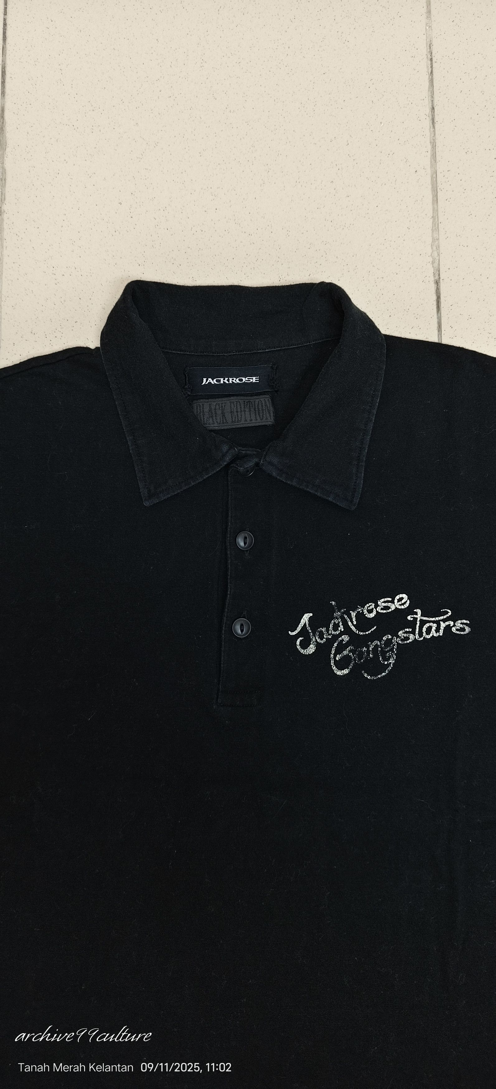 JACKROSE Jackrose Gangstar Black edition Polo shirt Size US S / EU 44-46 / 1 - 11 Thumbnail