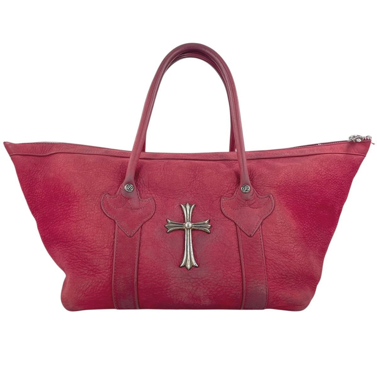 Chrome Hearts Monica Red Leather Tote Bag, Women's