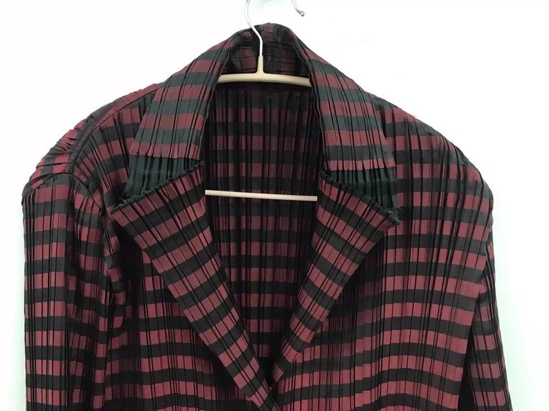 Issey Miyake Issey Miyake Checkered button coat Size S / US 4 / IT 40 - 3 Thumbnail