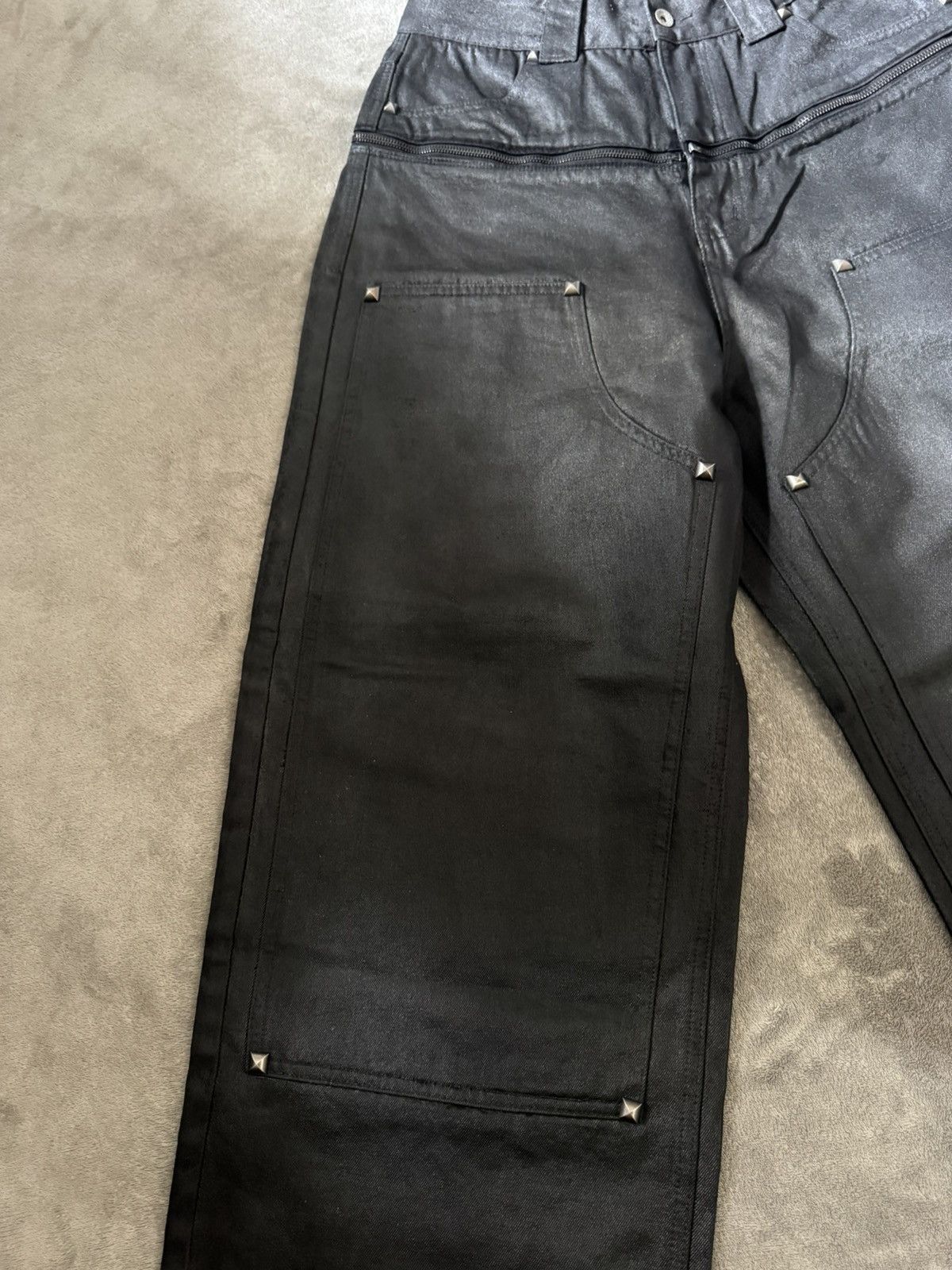 Other TecnineGroup Drill Waxed Black Jeans Size US 32 / EU 48 - 4 Thumbnail
