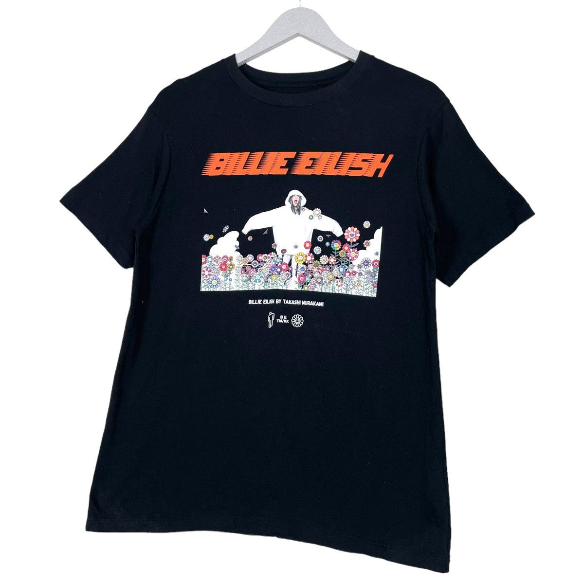 Billie Eilish × Japanese Brand × Takashi Murakami 💥UNIQLO x BILLIE EILISH PROMO BLACK TSHIRT Size US M / EU 48-50 / 2 - 2 Thumbnail