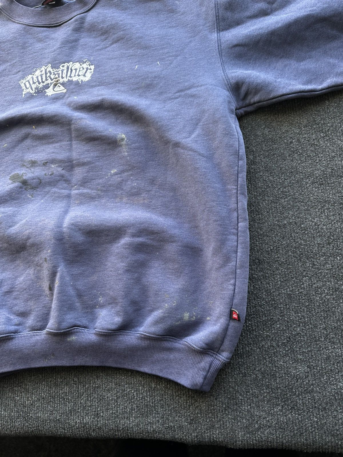 Quiksilver ARCHIVE🚨 VNTG QUIKSILVER DISTRESSED BIG 3D LOGO SWEATSHIRT Size US L / EU 52-54 / 3 - 6 Thumbnail