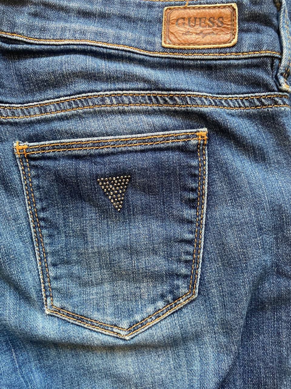 Guess Guess 1981 Logo Denim Jeans Nicole Cigarette Size 29 Size 29" - 7 Thumbnail