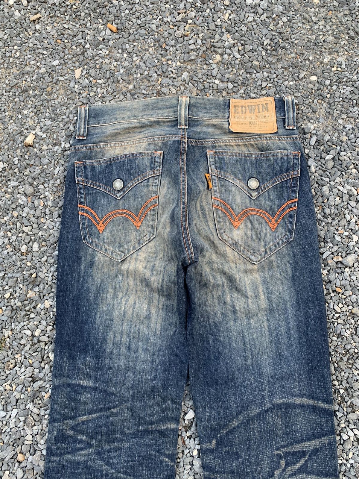 Kapital FLARE EDWIN XV CLAWNMARK NAVAJO RUSTY DISTRESSED DENIM Size US 34 / EU 50 - 7 Thumbnail