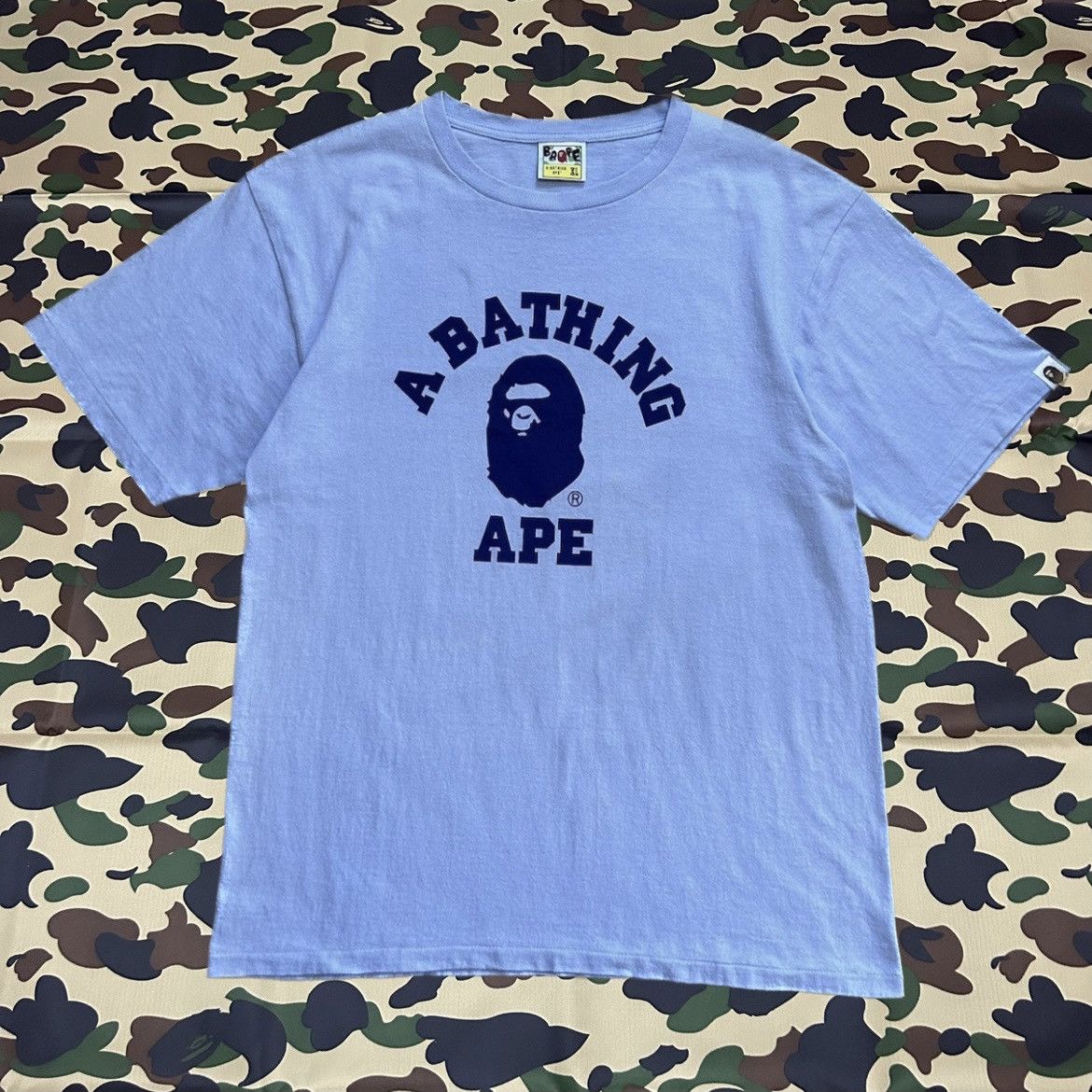 Bape Bape College Tee Size US XL / EU 56 / 4 - 1 Thumbnail